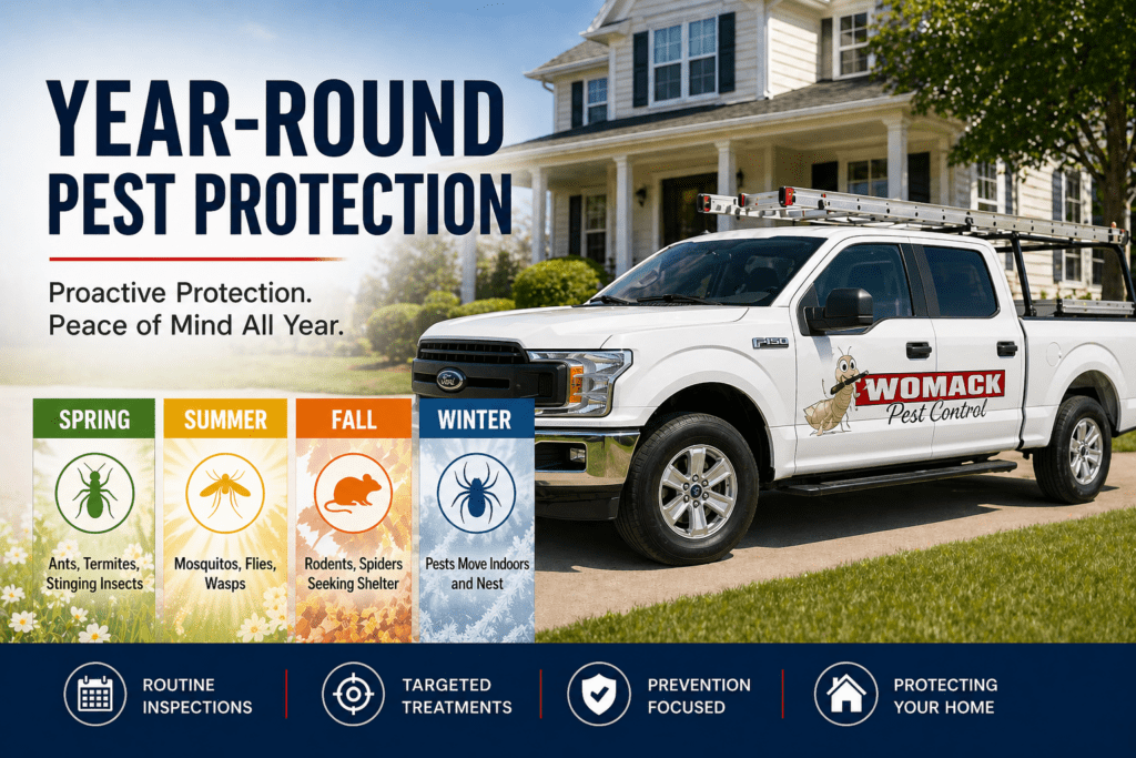 Stop pest problems before they even start, but with a reliable local protection built around your home and your peace of mind.